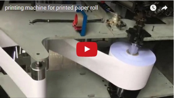 Máquina de impresión para rollo de papel impreso